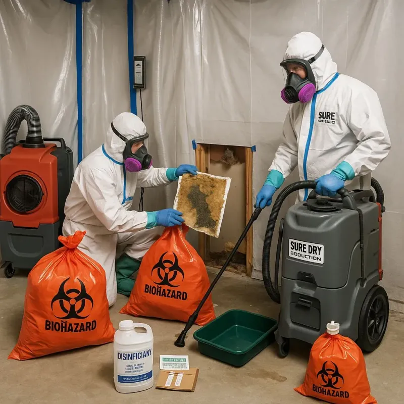 Contaminated Water Handling Protocols process in Fairview, TX