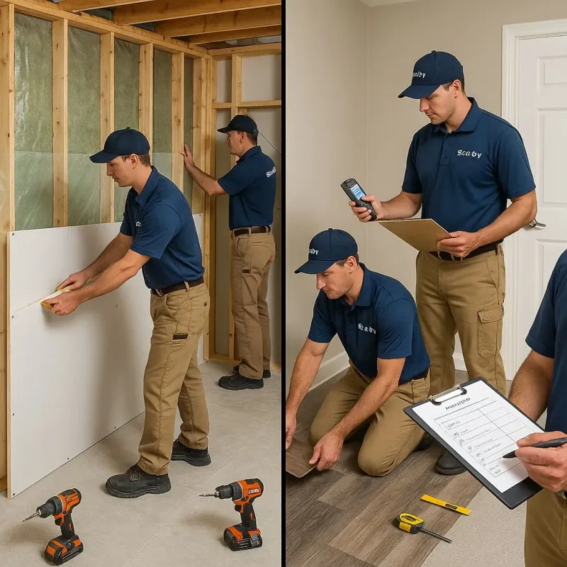 Repairs and Reconstruction process in Fairview, TX