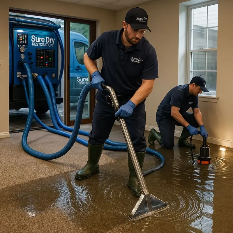 Water Extraction and Removal process in Fairview, TX
